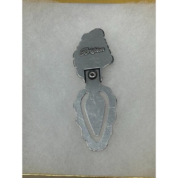 Brighton Feather Plume Bookmark Silver Gift For Book Lover Reader Bookworm - Picture 4 of 5